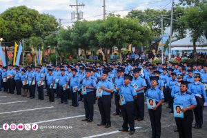 MINED y Ministerio del Interior realizan segunda graduación de Bachilleres